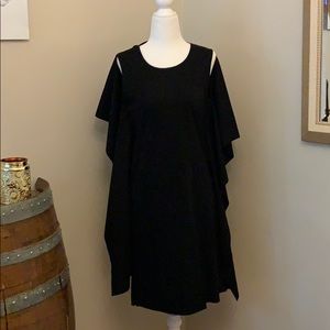 NEW COS Black caped dress